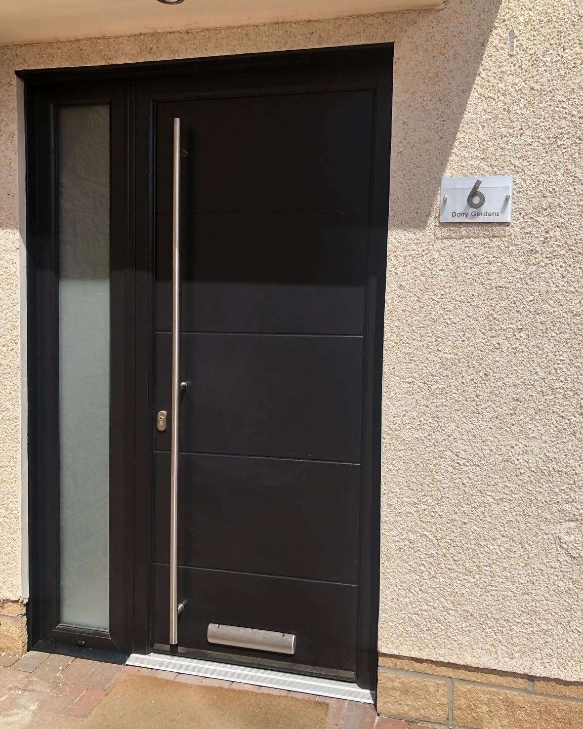 Strong and secure composite door installation